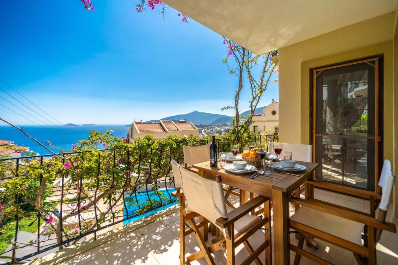 Azure Apartment With Sea View In Kalkan Eksteriør bilde