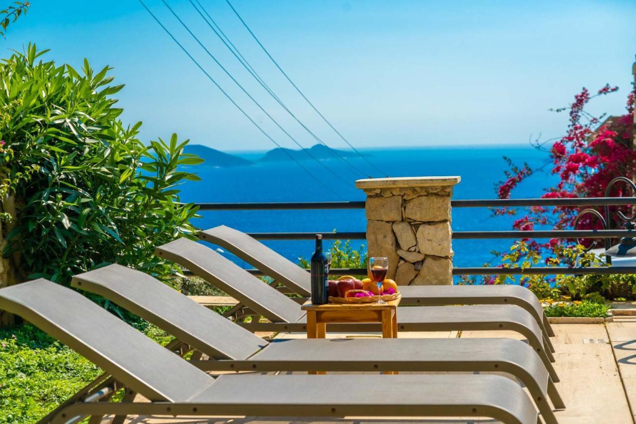 Azure Apartment With Sea View In Kalkan Eksteriør bilde